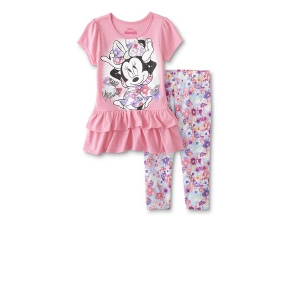 Disney Other - Minnie Mouse Set of leggings and top
